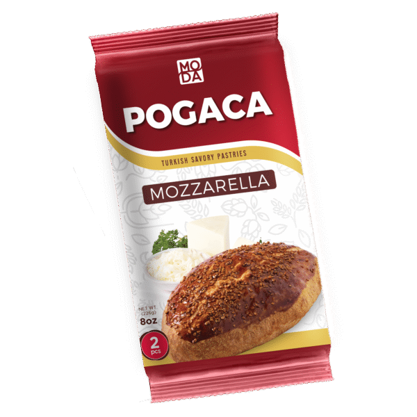 Moda Pogaca, Mozarella, 4oz (112g) x 2pcs x 18pack - 340188